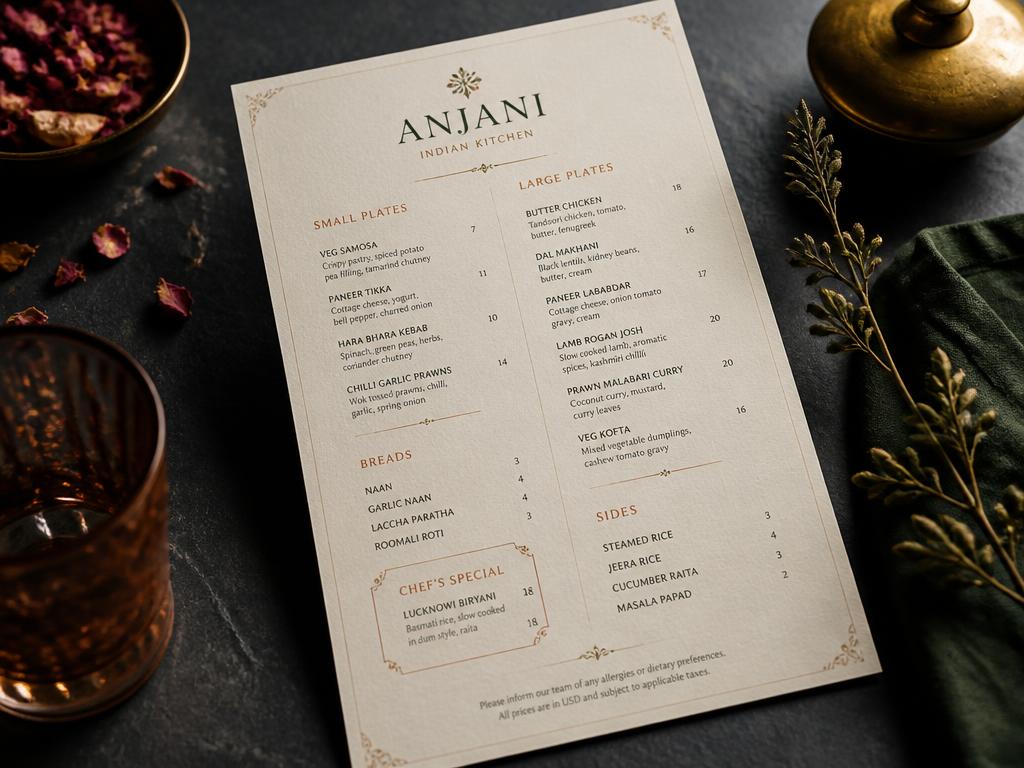Uploaded restaurant menu being scanned by FoodPulse.AI